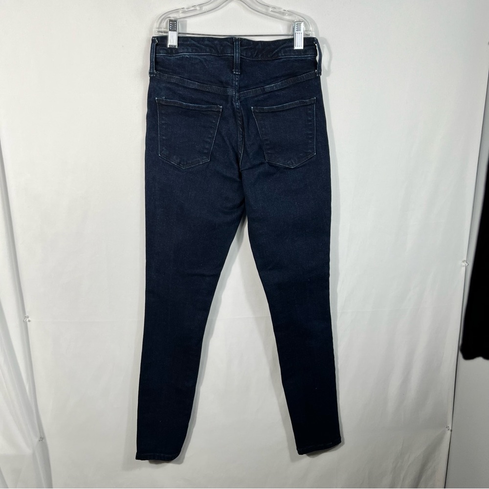 Universal Thread Dark Wash Denim High Waisted Skinny Jeans Jeggings 0 Short 25S - Picture 2 of 5